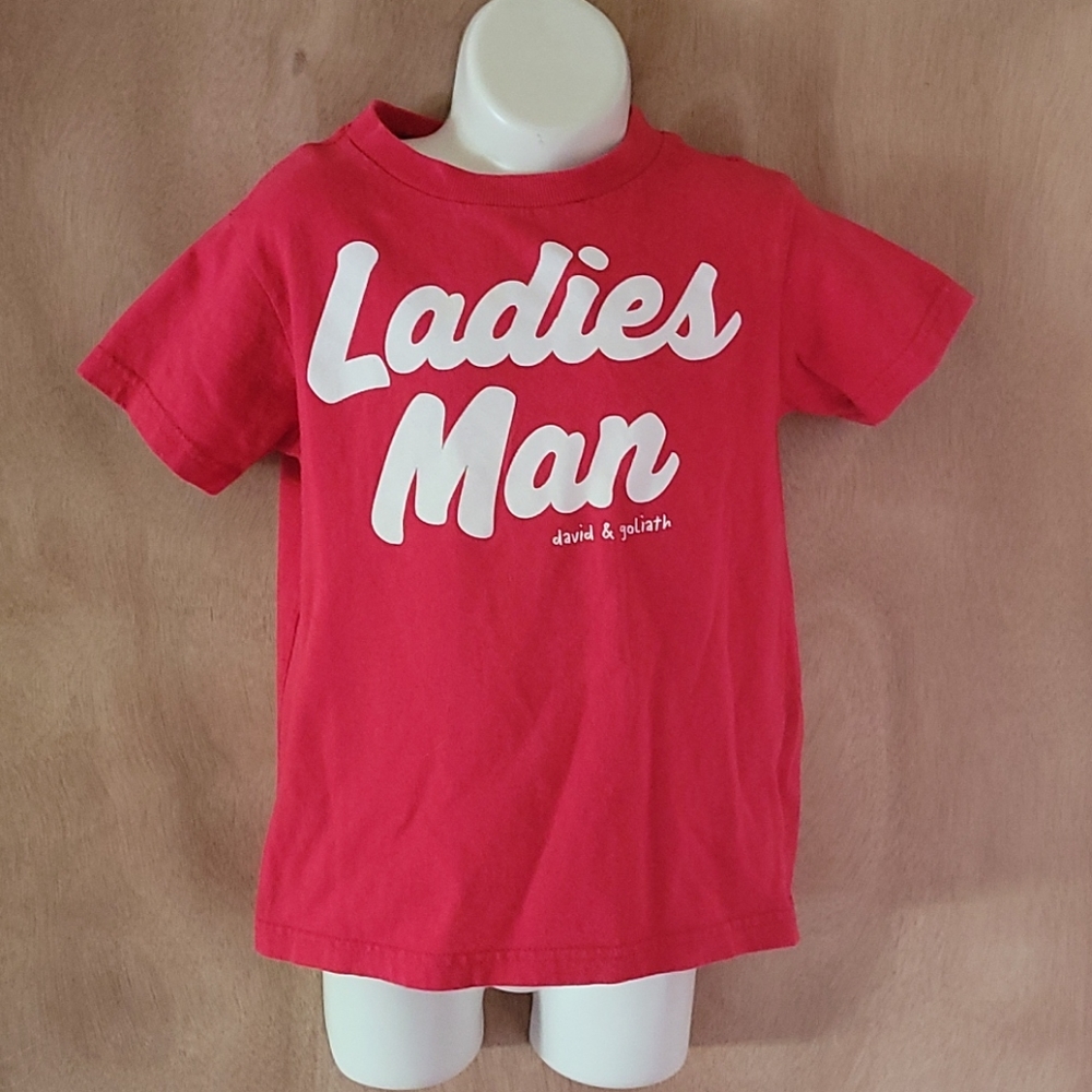 Red Tee Shirt - Ladies Man